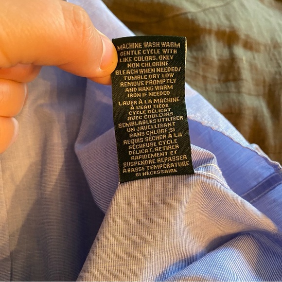 Ralph Lauren shirt button up long sleeve collared boys dress shirt - Picture 8 of 10